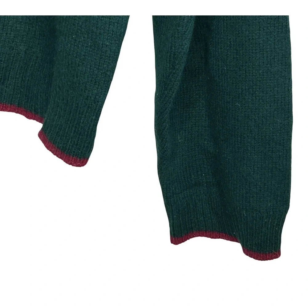 Vintage Abercrombie & Fitch Wool Sweater Large Holiday‎ Y2k Indie Preppy Grandpa